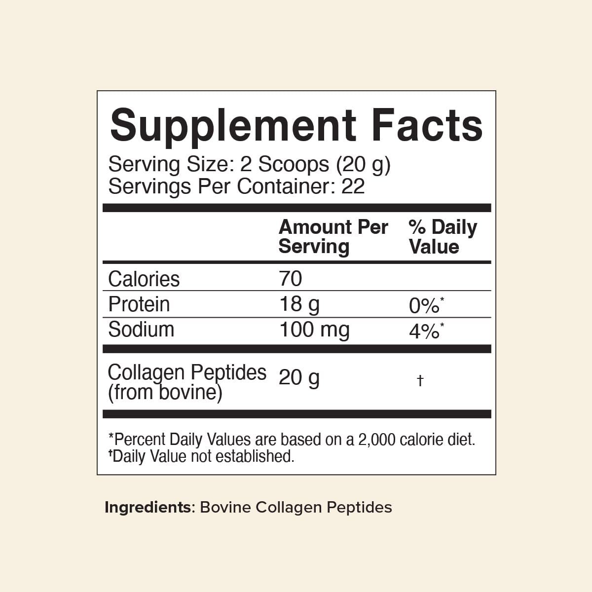 Great Lakes Collagen Peptides Powder Unflavored 22 Servings Daily Wellness