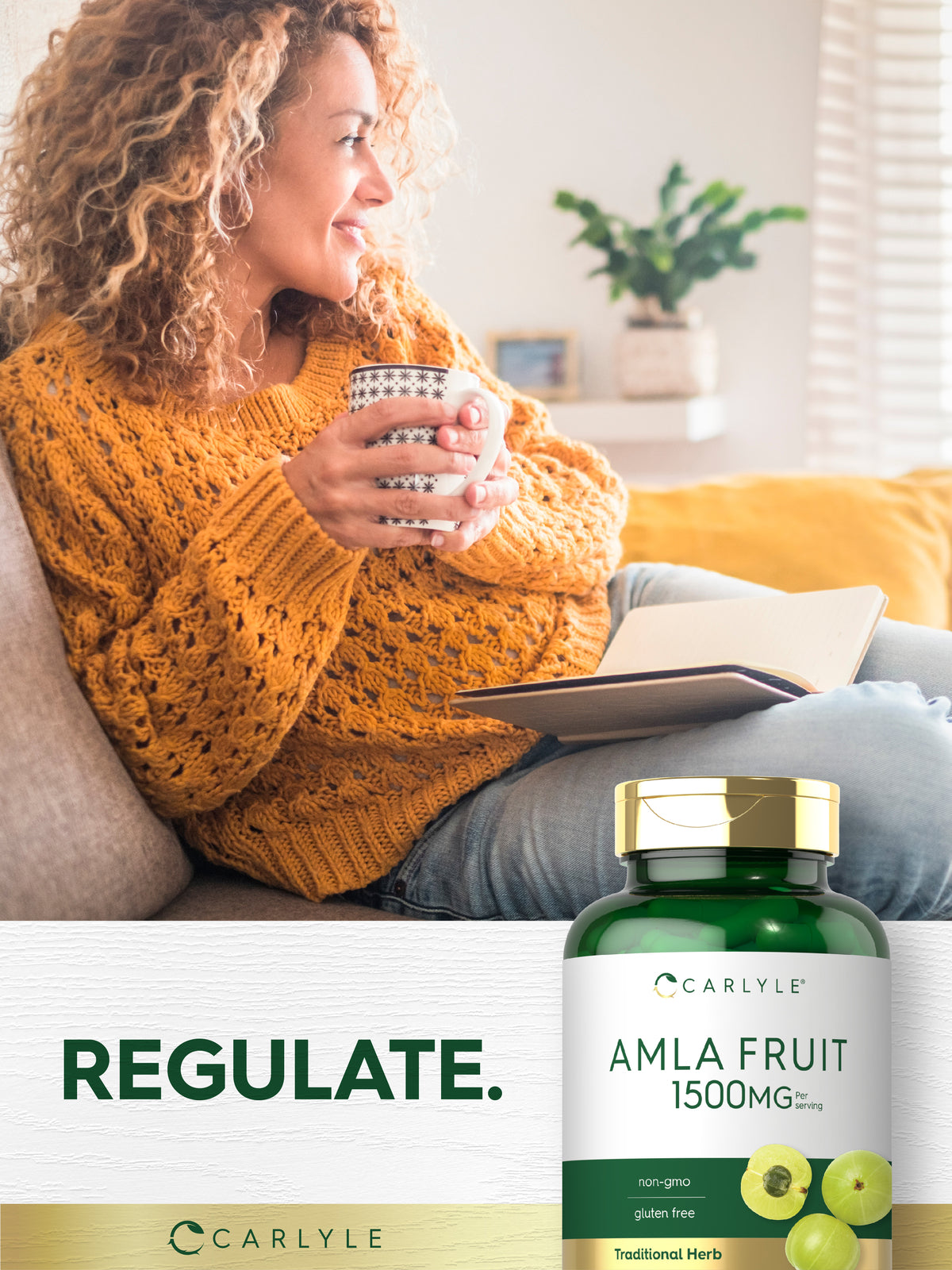 Amla Capsules | 1500Mg | 120 Count | Amalaki Fruit | Non-Gmo | by Carlyle