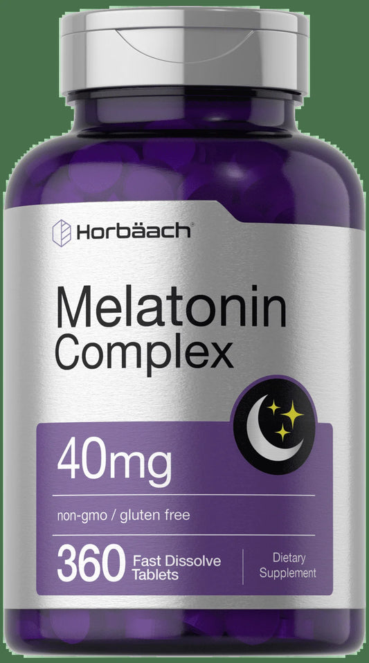 Melatonin Complex 40Mg | 360 Fast Dissolve Tablets | for Men and Women | by